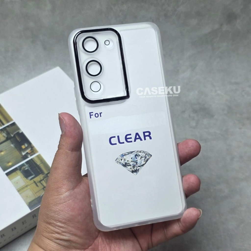 เคสใสระดับพรีเมียม + เลนส์กล้องตัวป้องกันกล้องสําหรับ Vivo Y04 Vivo Y04S Vivo V30E SCL