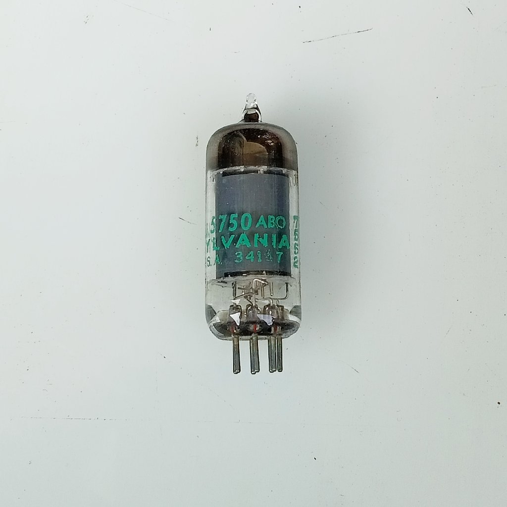 Electron Tube SYLVANIA JAN 5750 หลอดสูญญากาศ Pre Audio Made in USA สมการ 6BE6 6BE6W EK90 X727 6A2P 6