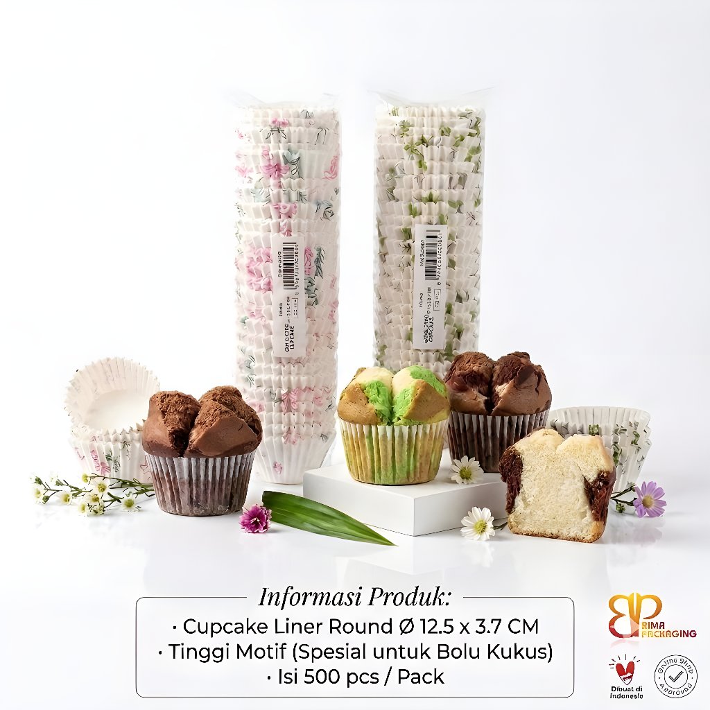 ถ้วยเค้กฟองน้ํานึ่ง 12.5 x 3.7 ซม. แม่พิมพ์เค้กฟองน้ํานึ่งสูง Gold Star Cake Cup Motif