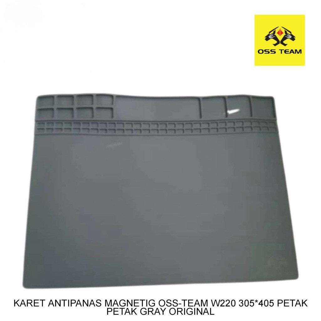 MAGNETIC ANTI-PANAS RUBBER OSS-TEAM W220 305*4405 สีเทาดั้งเดิม PETAK