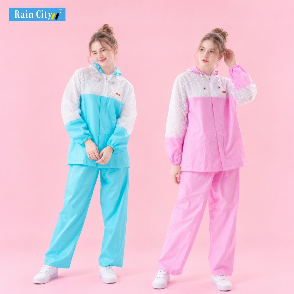 Rain City X Tiger Head Gemini เสื้อกันฝนผู้หญิง