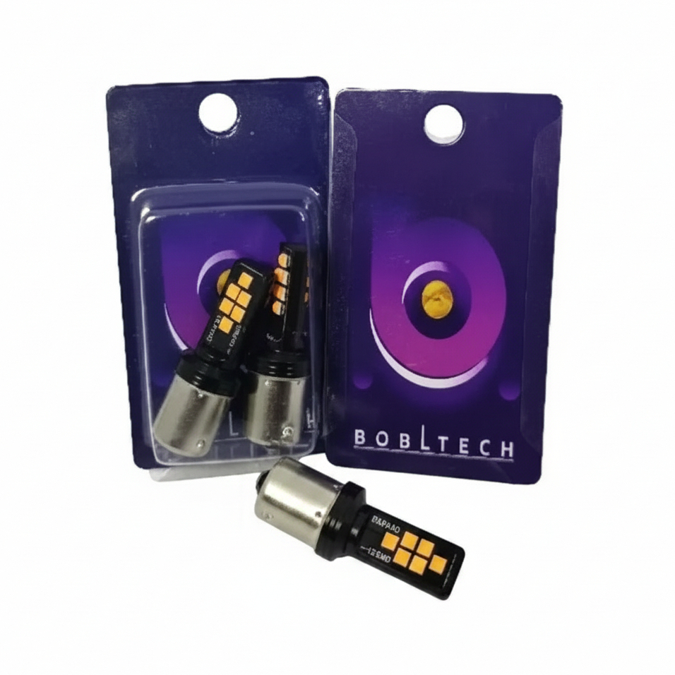 BOBLTECH 2 ไฟเลี้ยวด้านหน้าสําหรับ Kawasaki Ninja 250 Led Bau15s Ry10w รถจักรยานยนต์