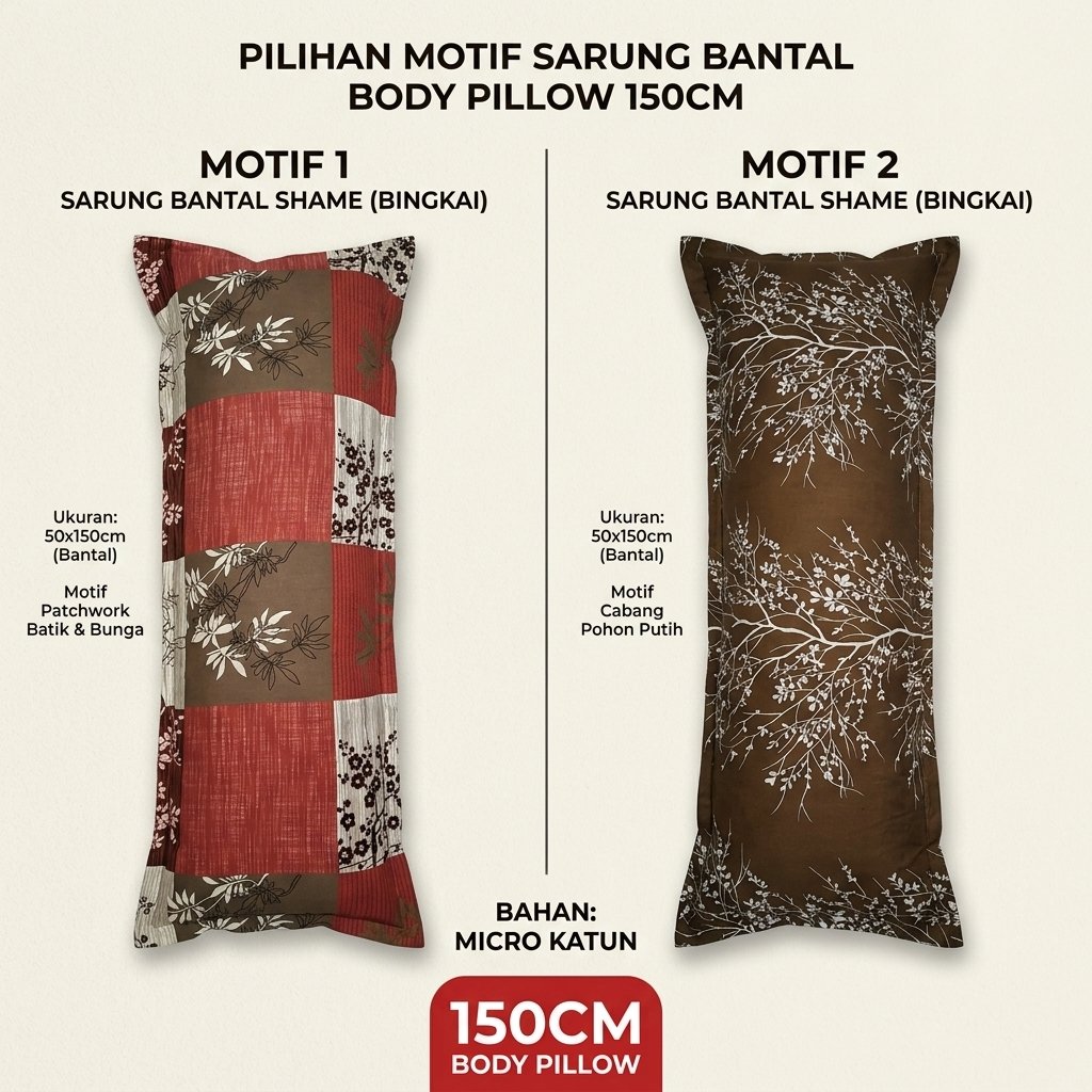 Royale ปลอกหมอนตัวยาว 50x150 ซม | ปลอกหมอนข้างยาวจัมโบ้ | ปลอกหมอนขนาดใหญ่