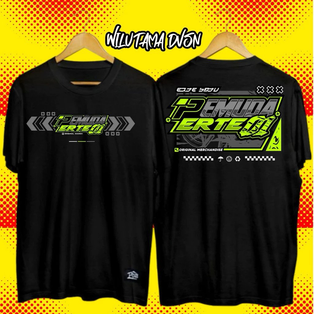 ERTE 01-05 เสื้อยืดจาก Erte 1 ถึง Erte 5 YOUTH Racing Design เสื้อ YOUTH RT RW ผ้าฝ้าย COMBET 24s