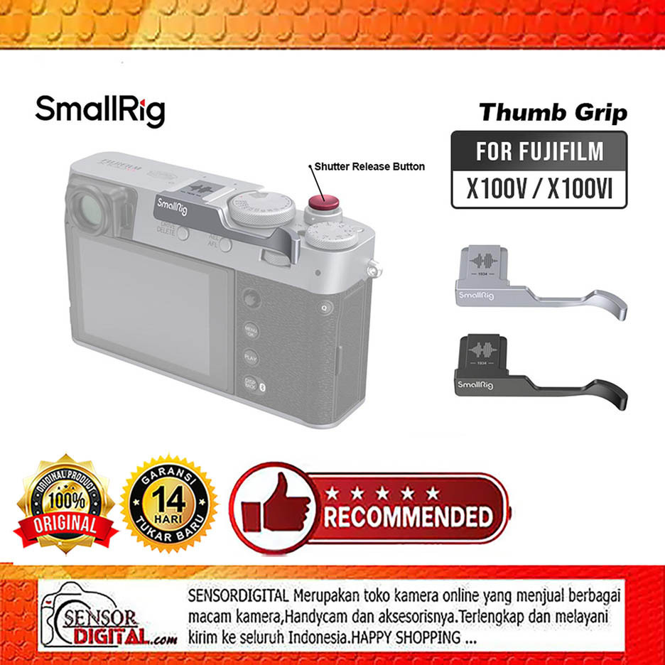 SMALLRIG THUMB GRIP สําหรับ FUJIFILM X100VI / X100V Small Rig Fuji X100 VI / X100 V SmallRig 4559 / 