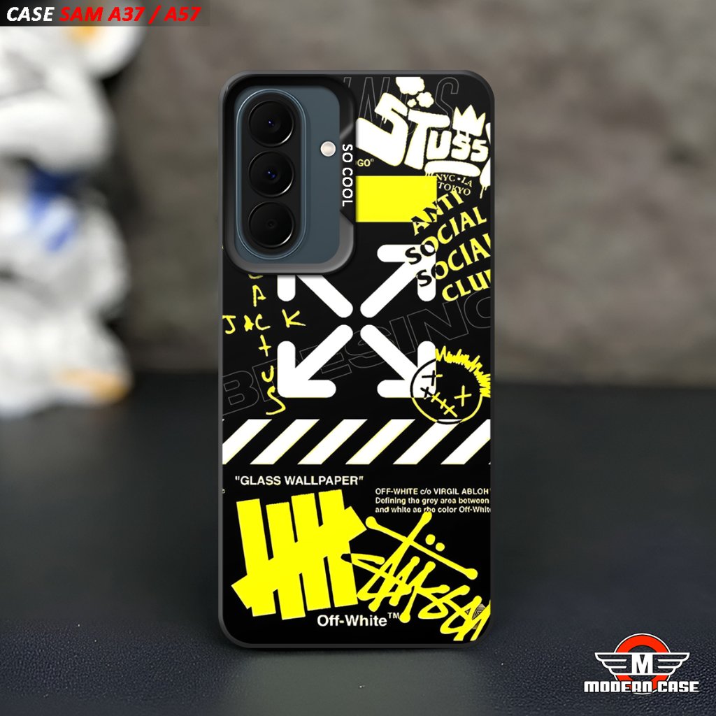 เคส Samsung A57 5G Samsung A37 5G Samsung A07 Samsung A06 เคสภาพโฮโลแกรม 0ff สีขาว NS-31
