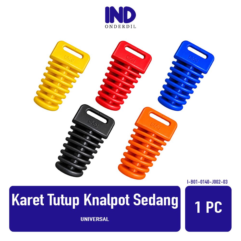 MERAH Universal กลางฝาครอบไอเสียยางสําหรับ Beat คาร์บูเรเตอร์ FI Street Pop eSP & Vario 125 150 160 