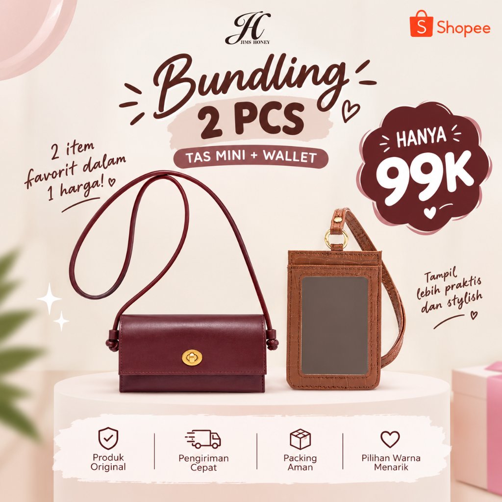 9.9 พิเศษ BUNDLING ZORA + ABEL WALLET เท่านั้น 99K JIMSHONEY BANJARBARU