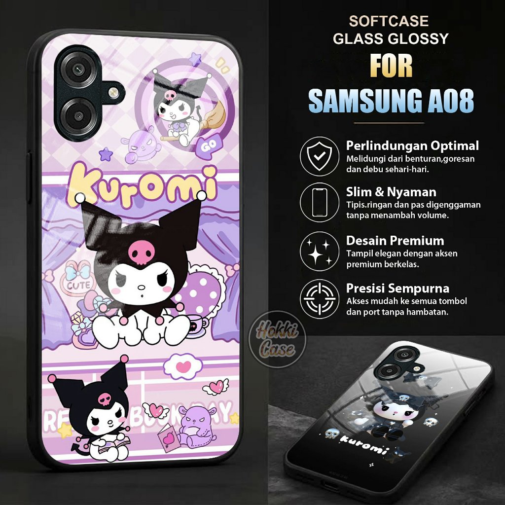 เคส Samsung A08 - เคส Samsung A08 Glass Softcase - เคส Samsung A08 - เคส Samsung A08 - ซิลิโคน Samsu