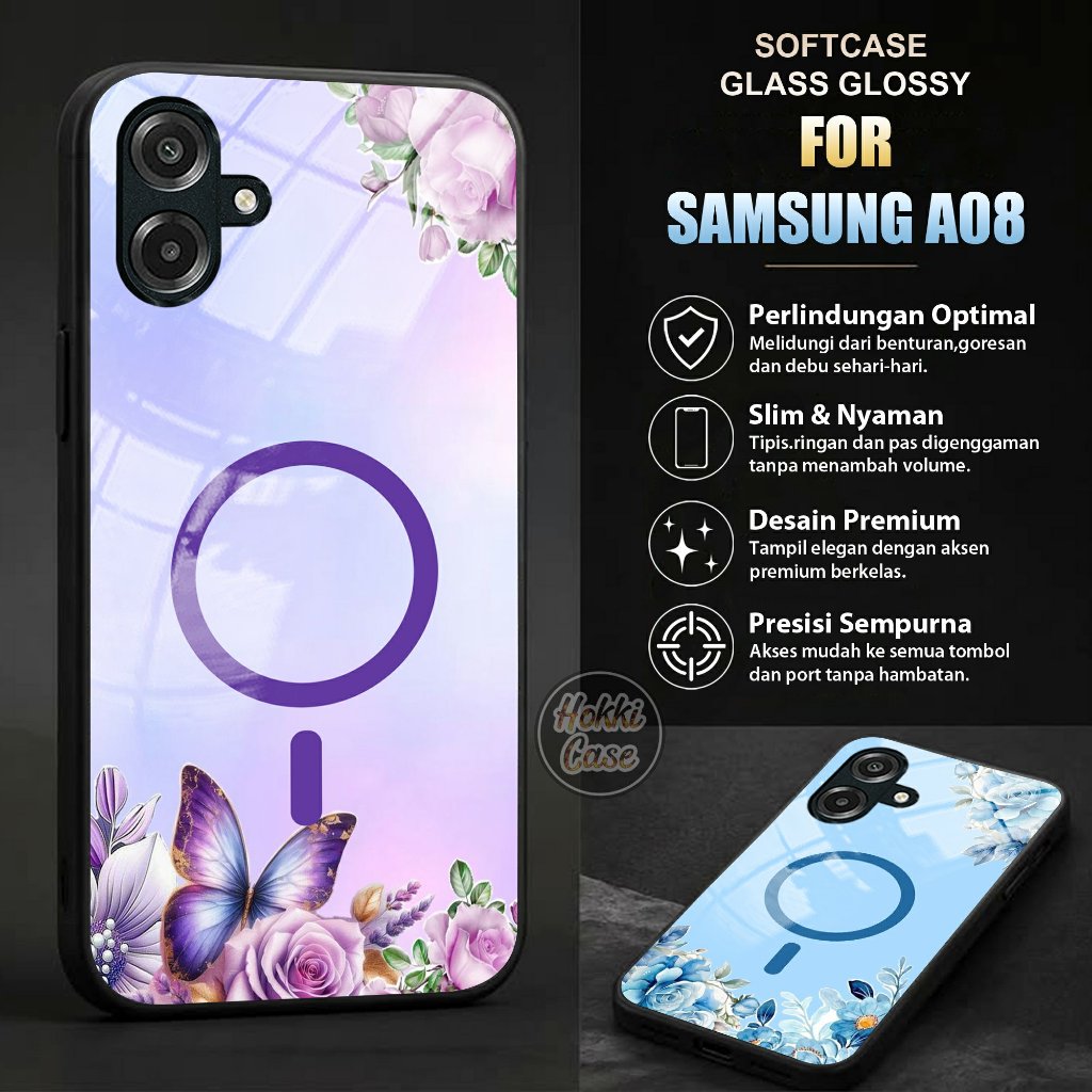 เคส Samsung A08 - เคส Samsung A08 Glass Softcase - เคส Samsung A08 - เคส Samsung A08 - ซิลิโคน Samsu