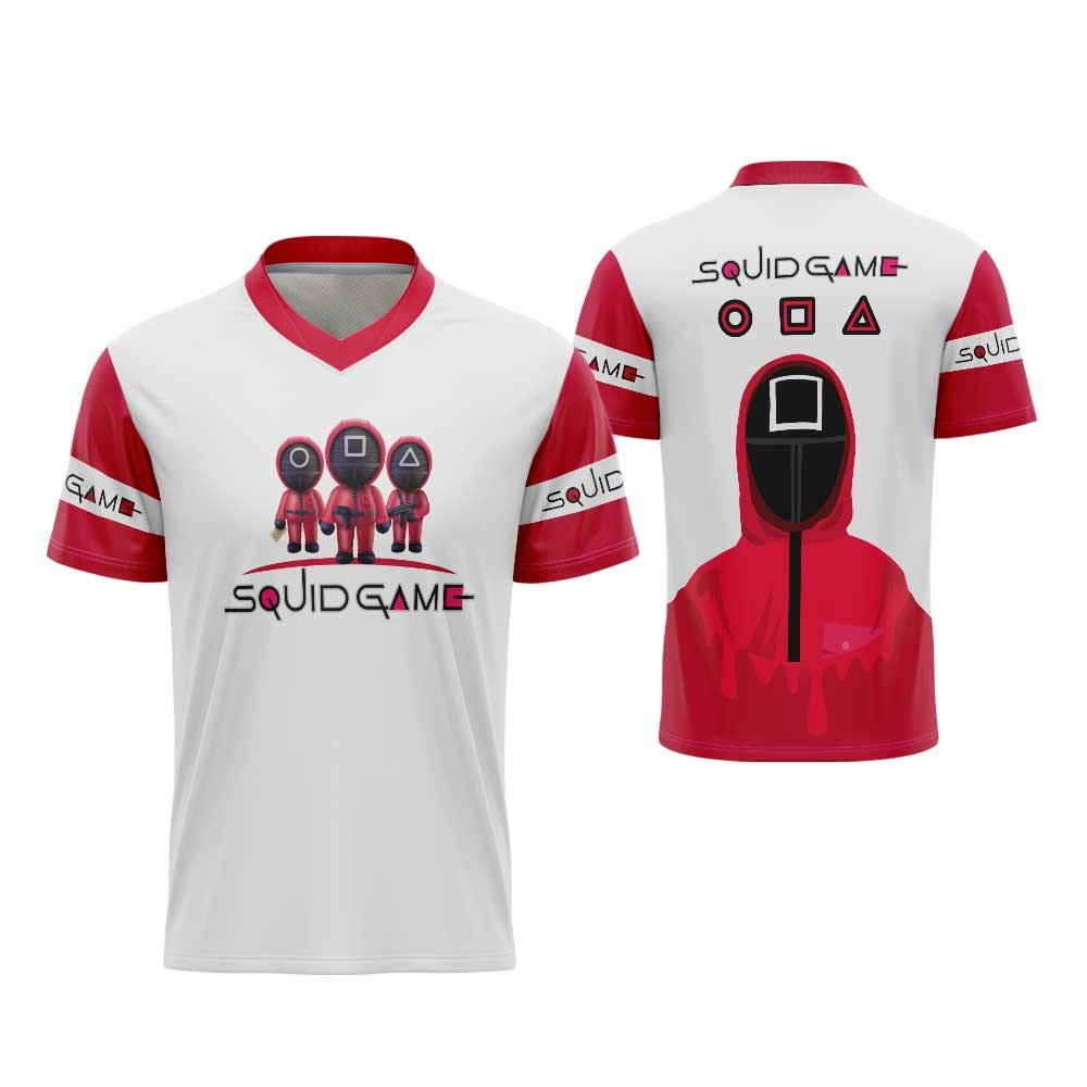 SQUID GAME Jersey / SQUID GAME เสื้อพิมพ์ลายเต็ม Art-01