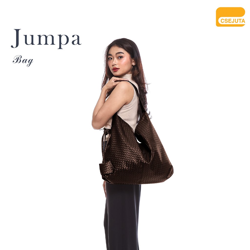 Jumpa - CSEJUTA - กระเป๋าผู้หญิง - กระเป๋าสะพาย - HOBO BAG - HAND BAG - 14 INCH LAPTOP BAG TOTEBAG