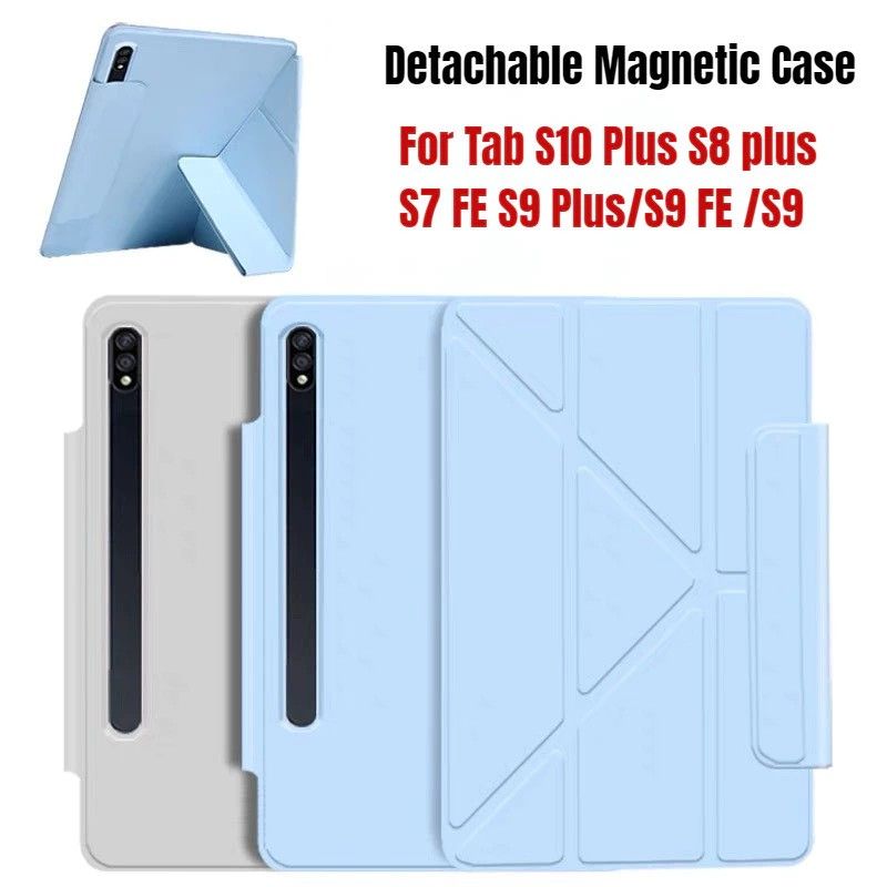 Samsung Y พับเคสแม่เหล็กสําหรับ Samsung Galaxy Tab S10 FE Plus / Tab S10 Plus / Tab S9 FE Plus / Tab