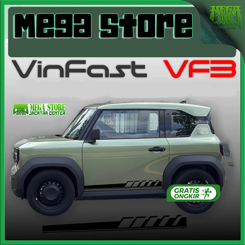 MEGASTORE Vinfast VF3 สติ๊กเกอร์ตัด Vinfast Vf3