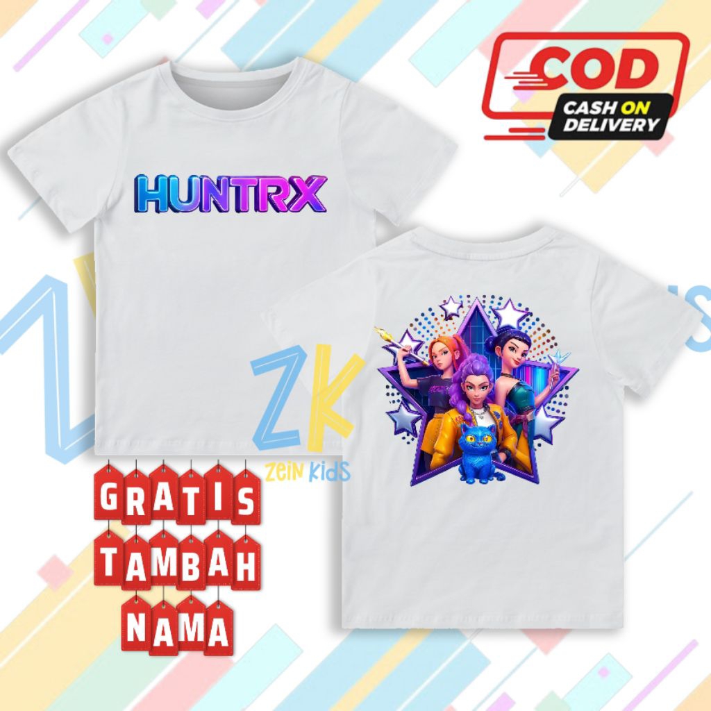 Demon Hunter Kpop เสื้อยืดเด็ก - Demon Hunter X Kpop เด็กแฟชั่น - Demon Hunter X Kpop เสื้อผ้าเด็ก