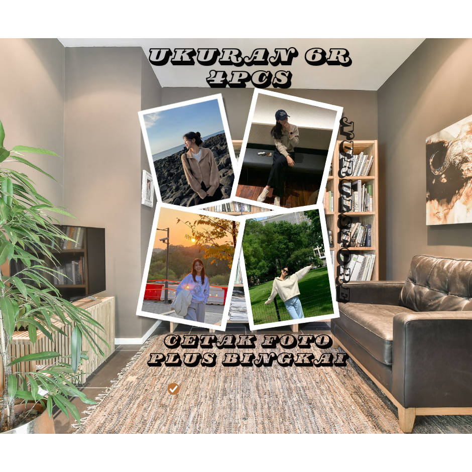 6R PHOTO PRINTING (15X20) PLUS FRAME GET 4 ชิ้น