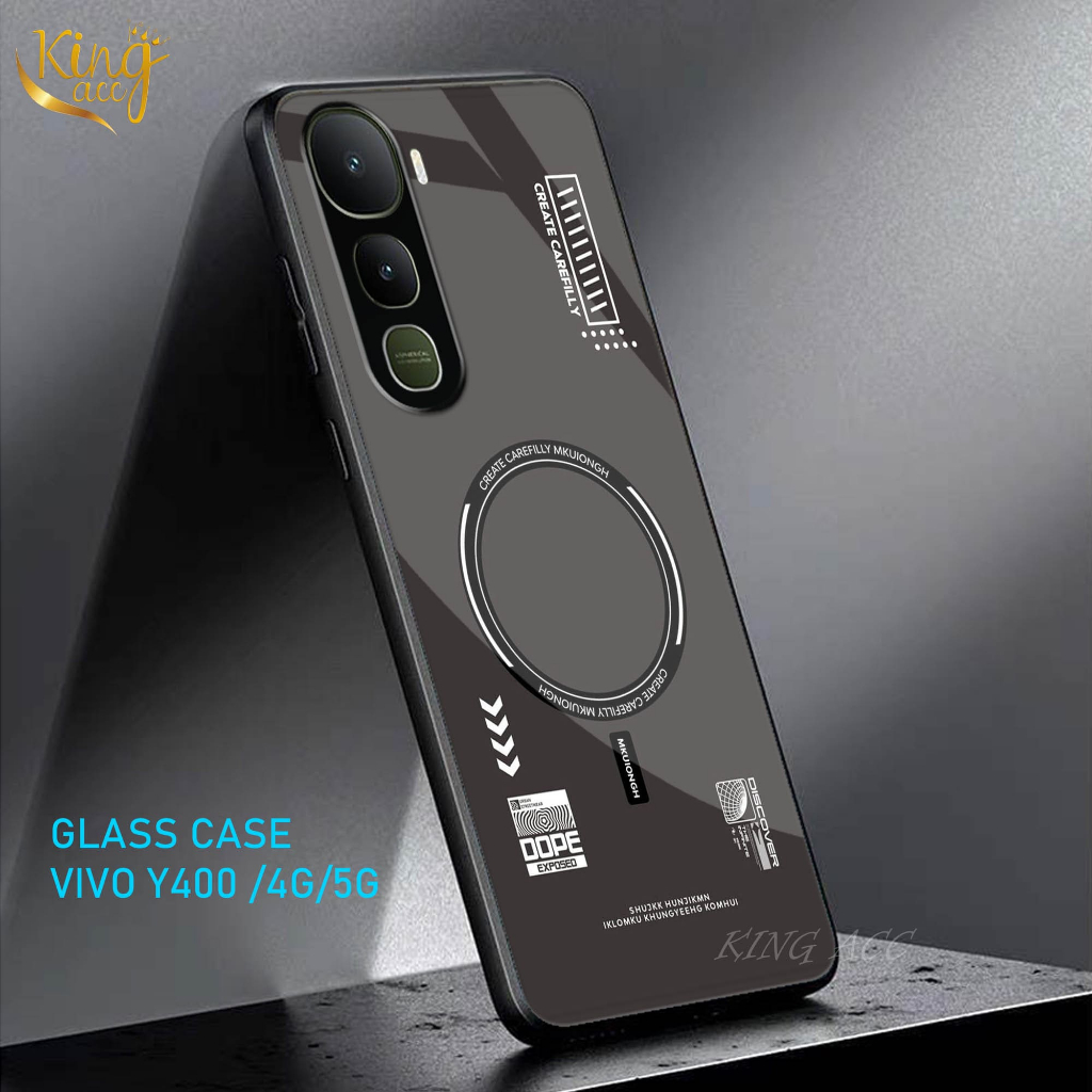 HP Glitter Glass เคสโทรศัพท์สําหรับ Vivo Y400 - เคสโทรศัพท์ Infinix Vivo Y400 - K14