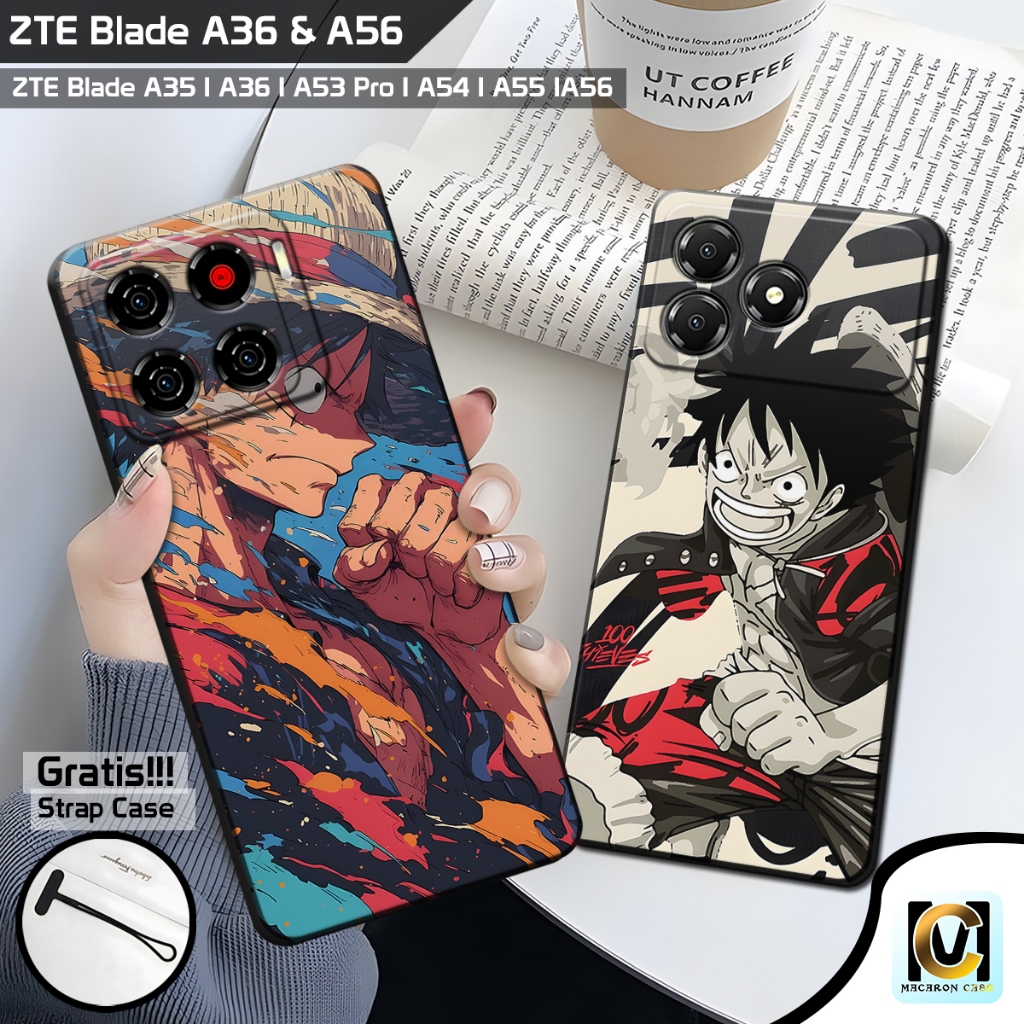 เคส ZTE Blade A56 & ZTE Blade A36 ใหม่ล่าสุด 2025 One Piece Motif | SoftCase HP ZTE Blade A56 | ใบมี