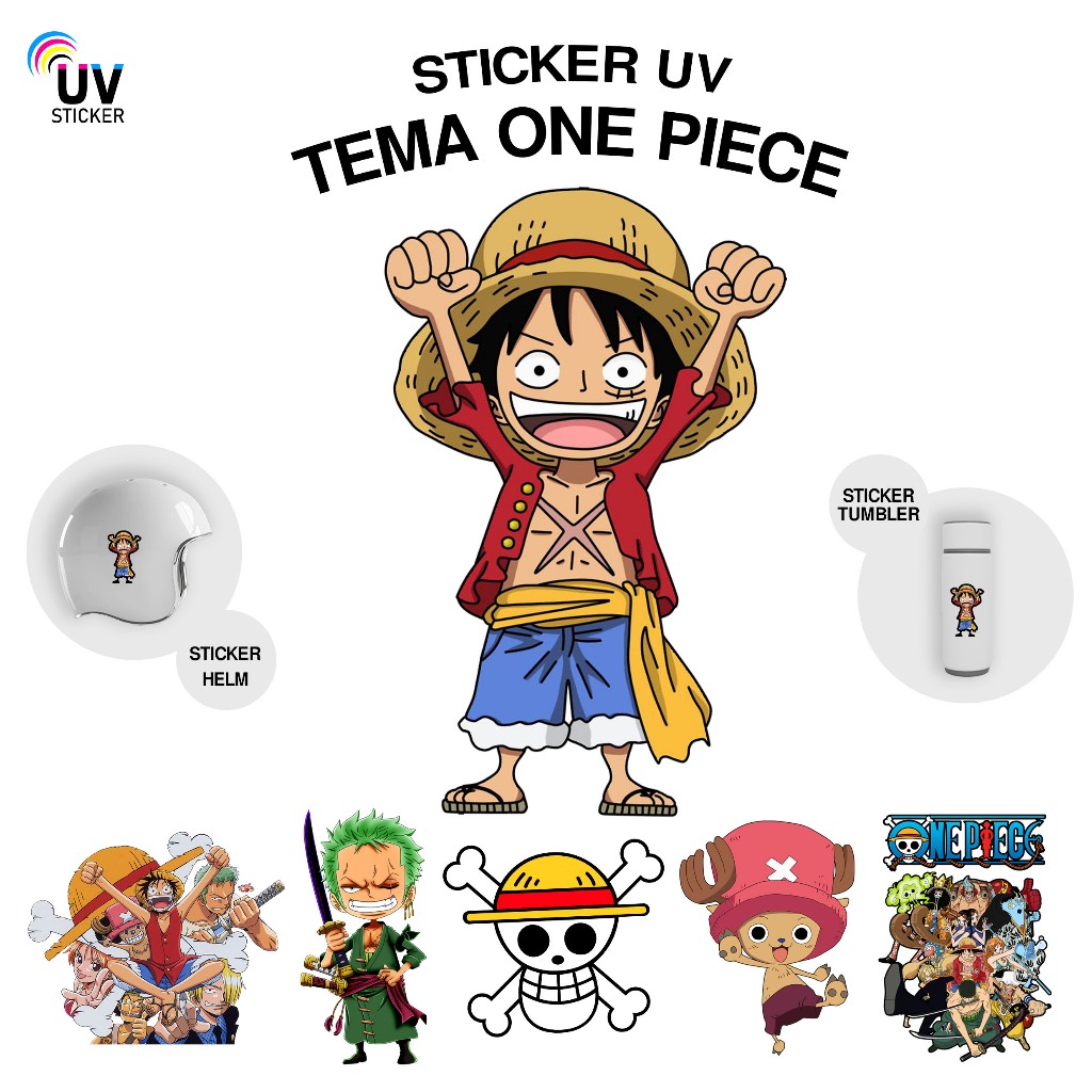 สติ๊กเกอร์ยูวี - ONE PIECE THEME | สติ๊กเกอร์ยูวี, สติ๊กเกอร์มอเตอร์ไซค์, สติ๊กเกอร์ติดรถ, สติ๊กเกอร์หมวกกันน็อค, สติ๊กเกอร์ TUMBLER, สติ๊กเกอร์ 3D, สติ๊กเกอร์ DTF UV, BY UVStickers