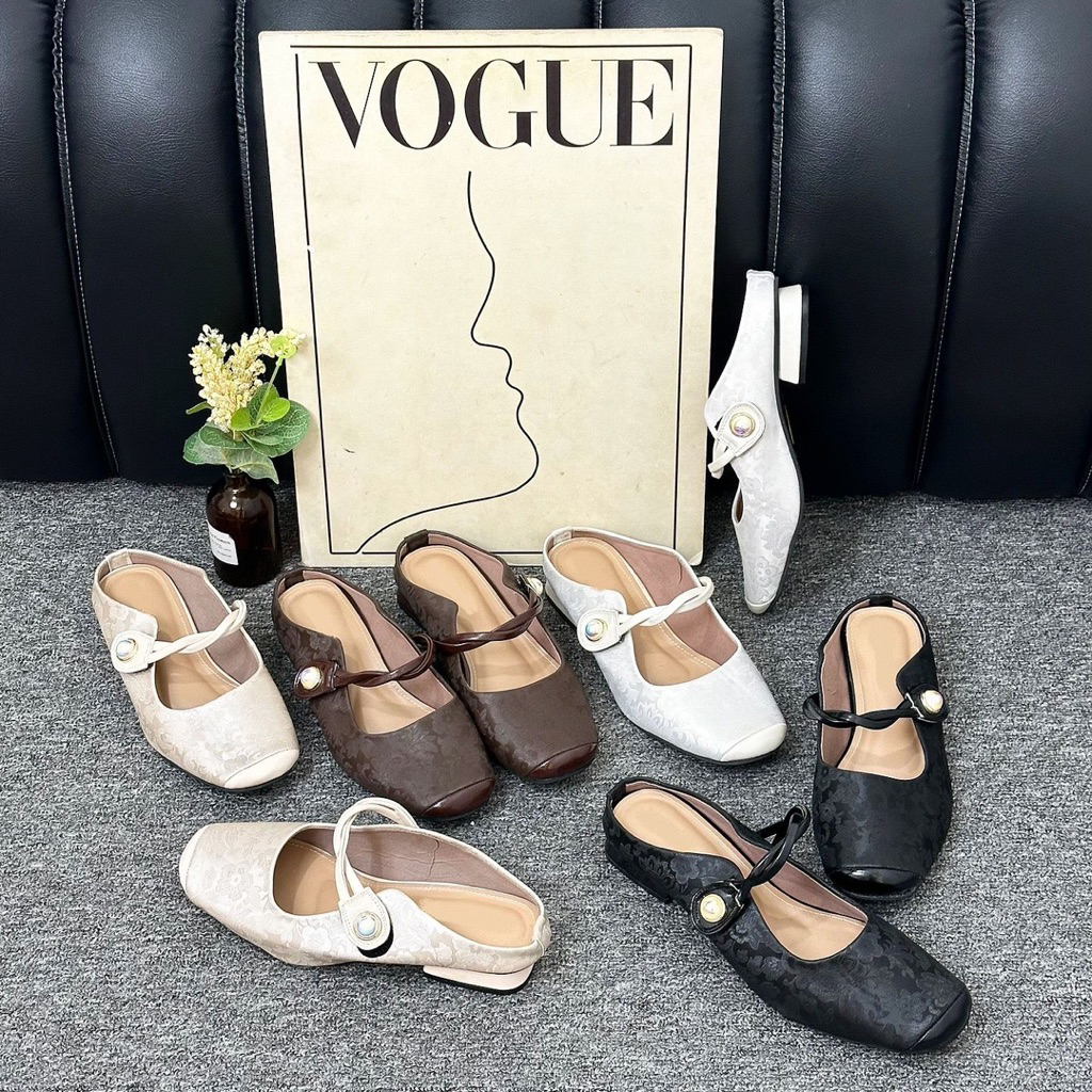 LOW HEELS FLOWER MOTIF รหัส: KT02