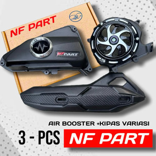 PAKET SEPINER 3 PCS BEAT DELUX 2020-2024 MERK NF PART -  AIRBLEDD THAILAND AIRBLEEDE▪️TUTUP FILTER BEAT DELUX KIPAS SEPINER TAMENG BEAT DELUX