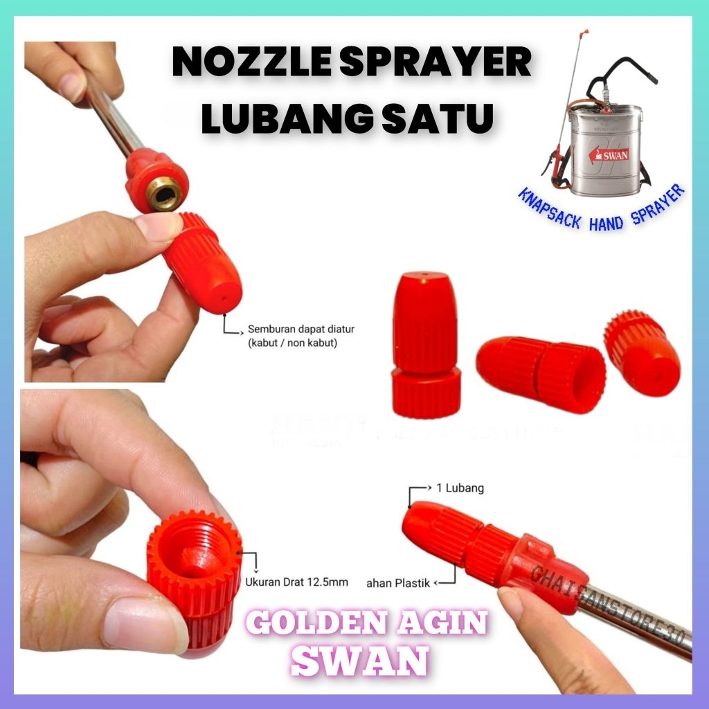 หัวฉีด Sprayer Hole 1 สําหรับ Knapsack Hand Sprayer SWAN GOLDEN AGIN