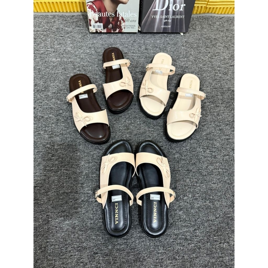 รองเท้าแตะโฟมสายริบบิ้นผู้หญิง Vinnci