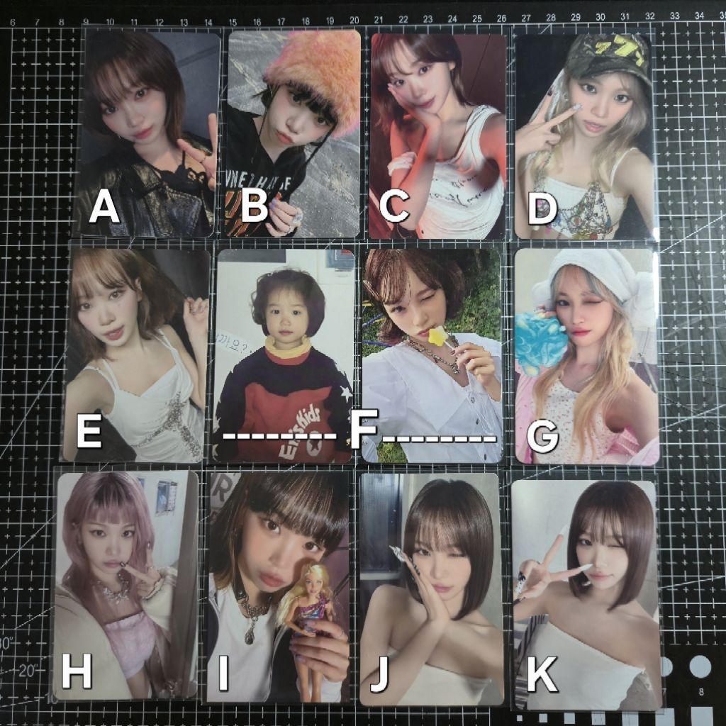 !! อัปเดต!! ️ Photocard Official Le Sserafim Kim Chawon Sakura Kazuha