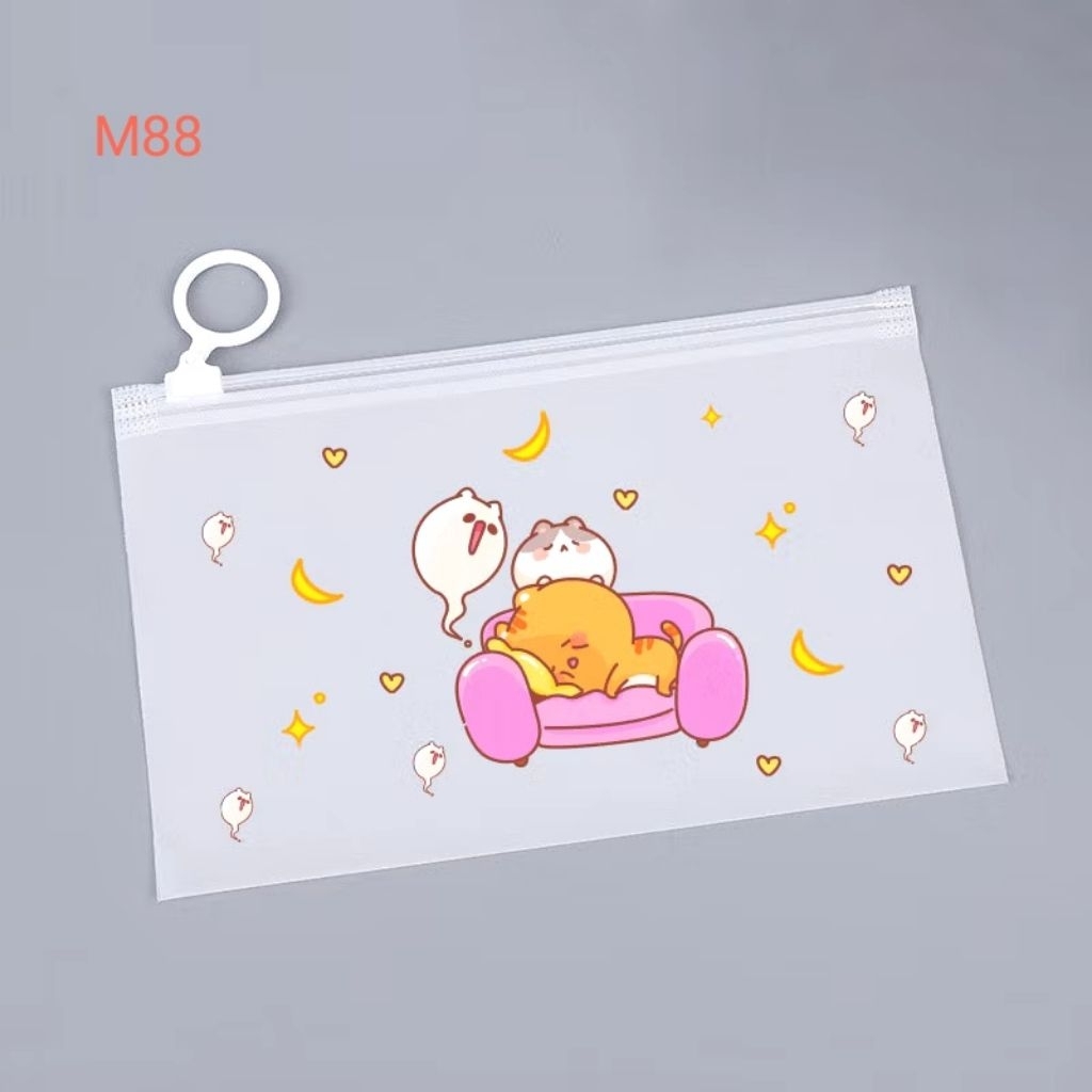 [M88] POUCH ZIPPER BAG TRAVEL ZIPPER LOCK WATERPROOF