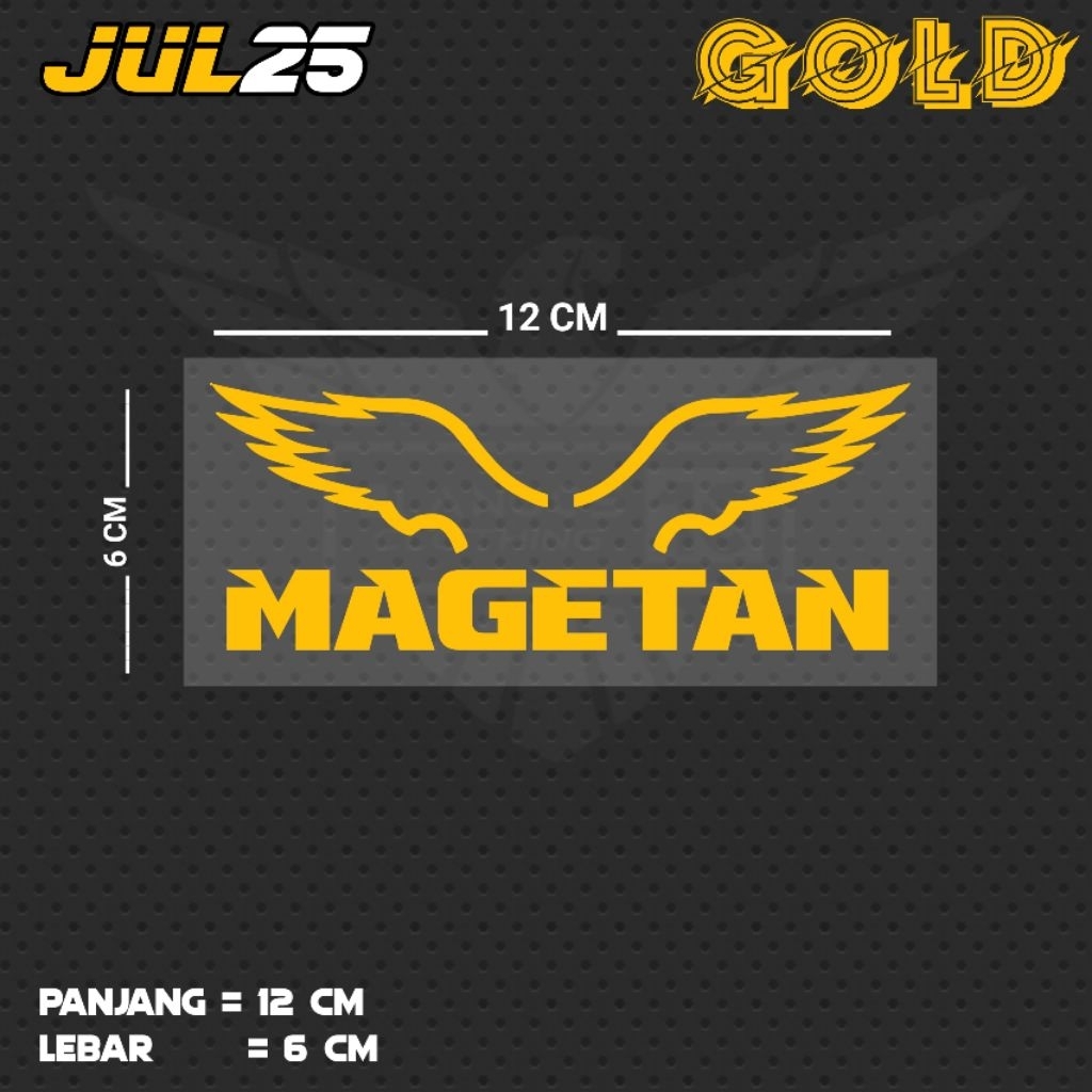 MAGETAN / JUL25 JTR CUTTING STICKER