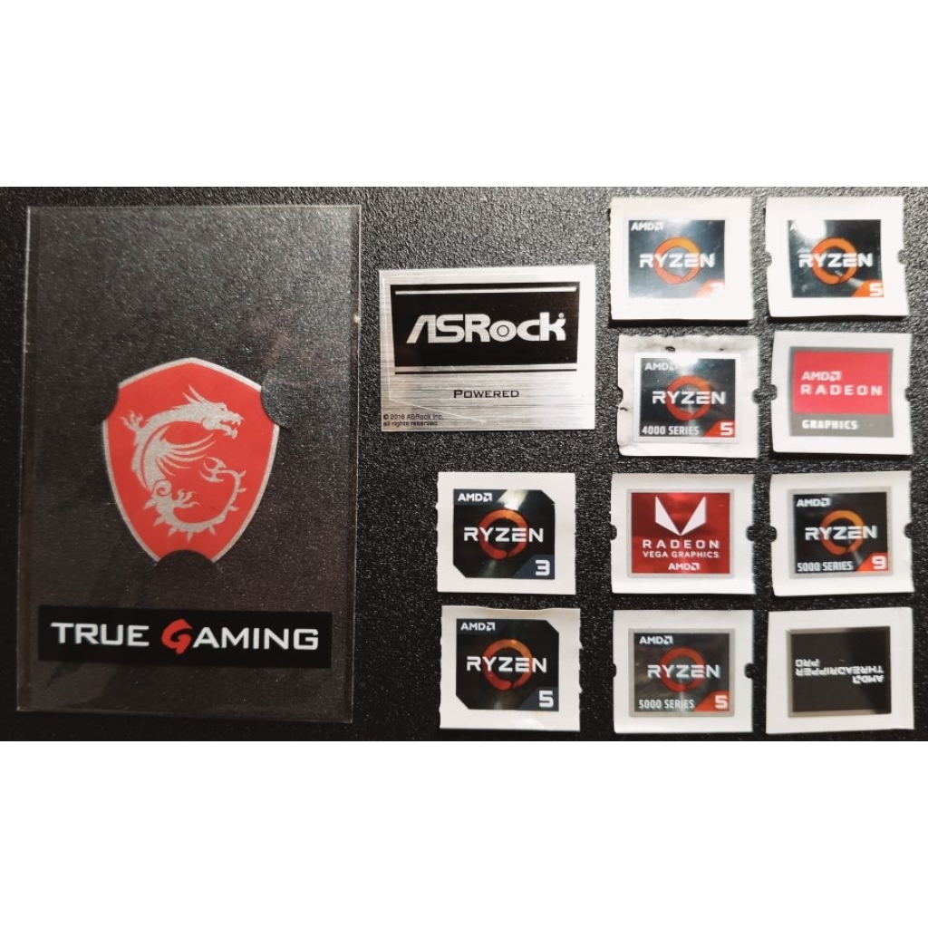 สติ๊กเกอร์ AMD Ryzen ดั้งเดิม