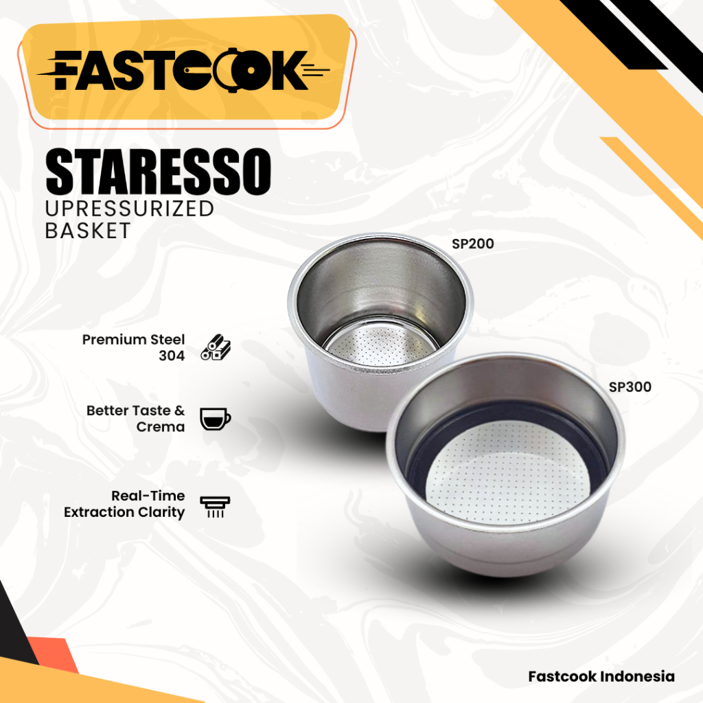 ตะกร้า Unpressurized ดั้งเดิม Staresso SP 200 SP 300