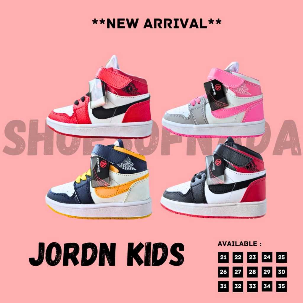 JRDN KIDS EUR BOYS AND GIRLS SNEAKERS 21-35