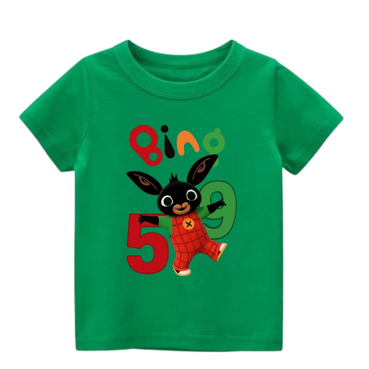 เสื้อยืด Bing Bunny Number 59 สําหรับเด็กชายและเด็กหญิง - เสื้อยืด Bing Bunny - เสื้อ Bing - เสื้อ B