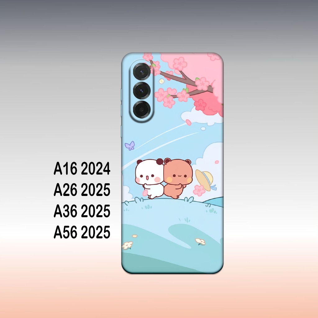 Softcase samsung A16 / A26 / A36 / A56 / A76 - เคสโทรศัพท์ซิลิโคนสีดําแบบยืดหยุ่น