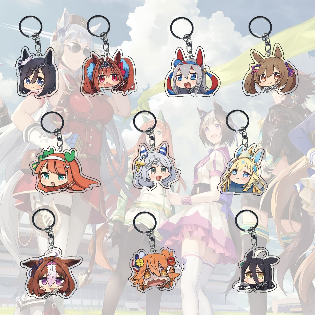 GANTUNGAN Uma Musume พวงกุญแจ ALL Emote Uma musume ภาค 07 - Meisho Doto - Cafe Manhattan - Suzuka -H