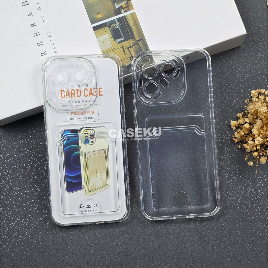 Tecno Pova 7 5G Tecno Pova 7 Pro Tecno Pova 7 Ultra Tecno Pova Curve 5G Card Case Clear / Slot Card 