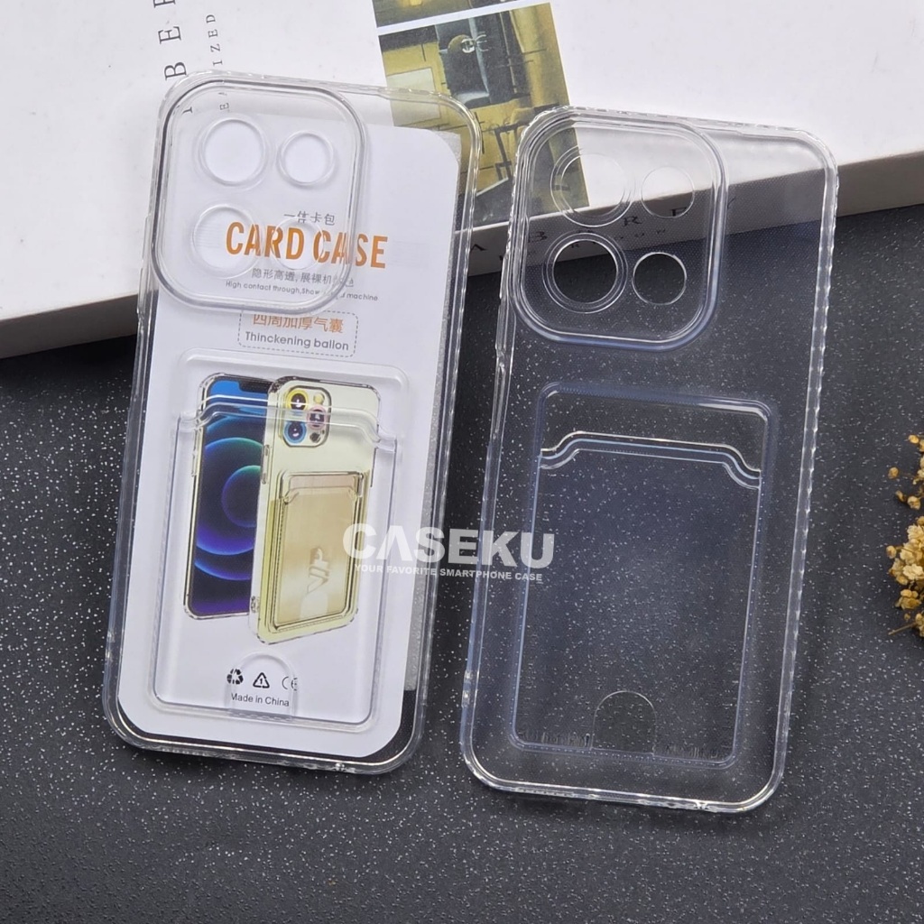 Redmi 15C Card Case Clear / Clear Card Slot Case Redmi 15C