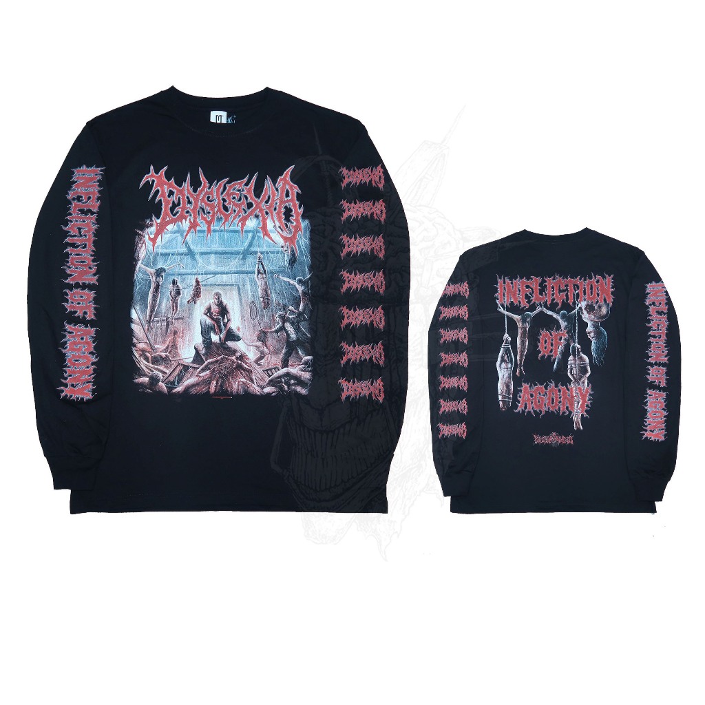 Long Sleeve - Dyslexia - การระบาดของ Agony