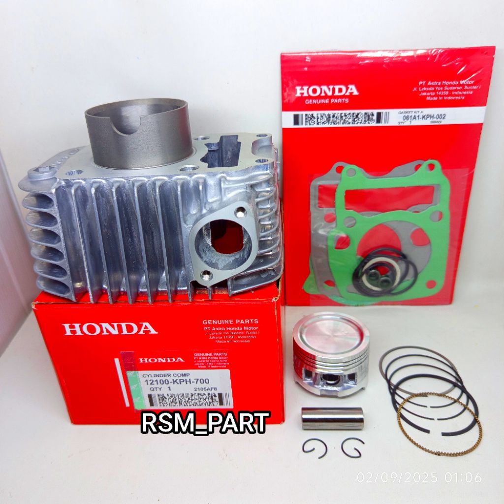 Piston Block + Top Set KPH Honda Karisma Kirana Supra X 123 ลูกสูบ os:STD