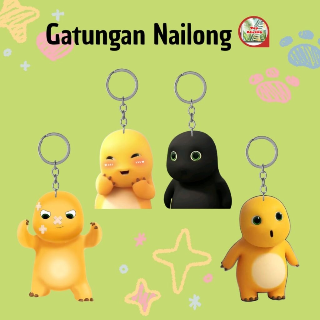 GANTUNGAN NAILONG CHARACTER พวงกุญแจอะคริลิก | CUTE CHARACTER พวงกุญแจอะคริลิก | พวงกุญแจอะคริลิก NA