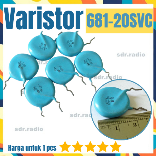 SVC 681-20 VARISTOR SAMWHA 681 20 paristor scv 681 20 เส้นผ่านศูนย์กลาง 20 มม. 680v