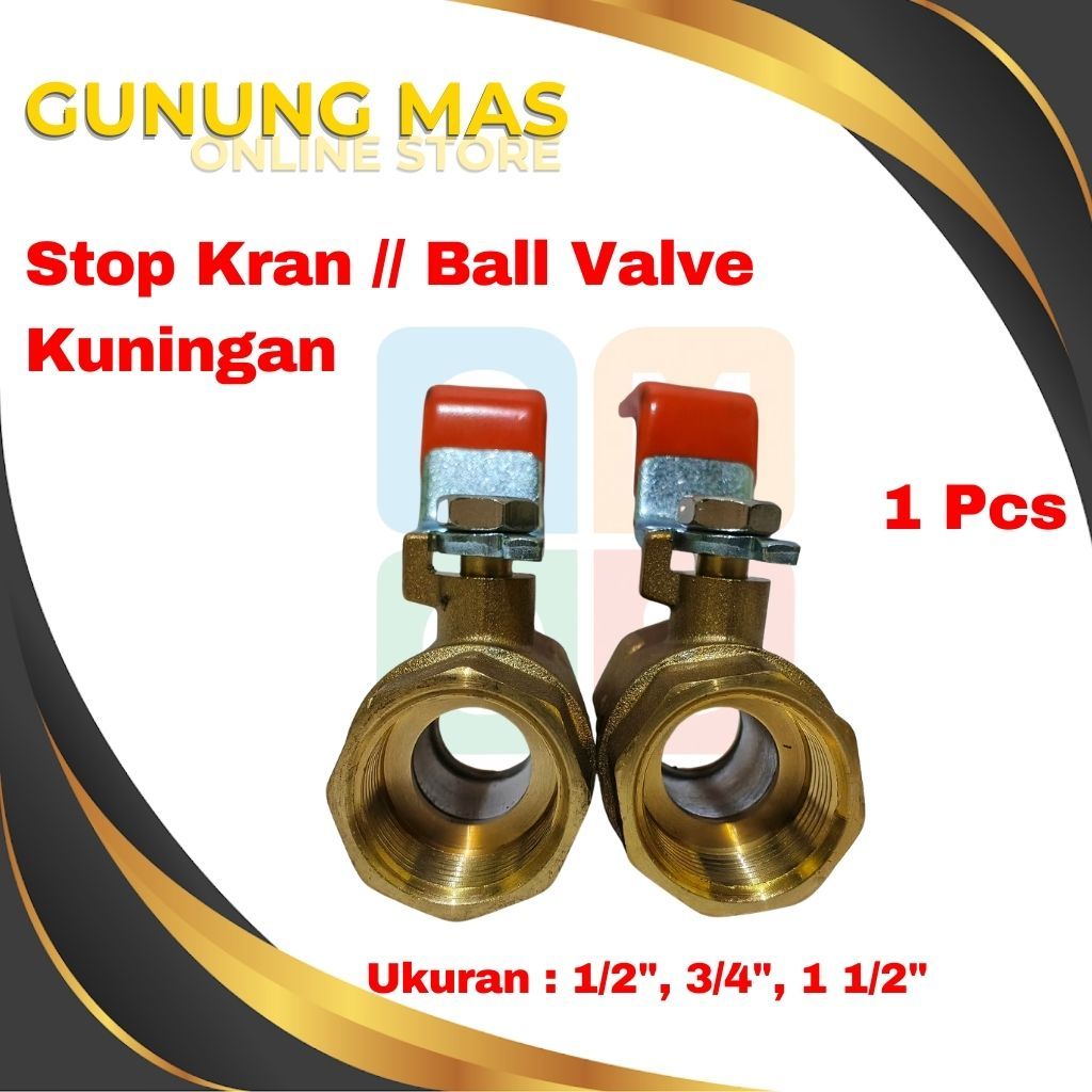 KITZ บอลวาล์วทองเหลืองทนทาน // KITZ G1047 วาล์วหยุดทองเหลือง