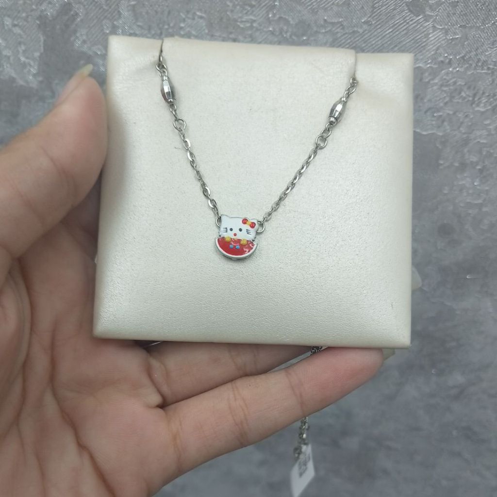 CLM สร้อยคอตัวอักษรเด็ก 0132 + สร้อยข้อมือตัวอักษรเด็ก 01