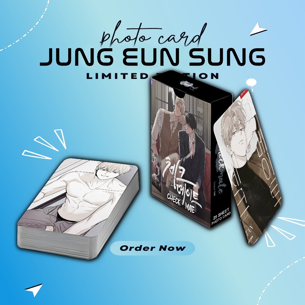 ชุดโฟโต้การ์ด JUNG EUN SUNG MANHWA CHECKMATE PREMIUM 25 แผ่น