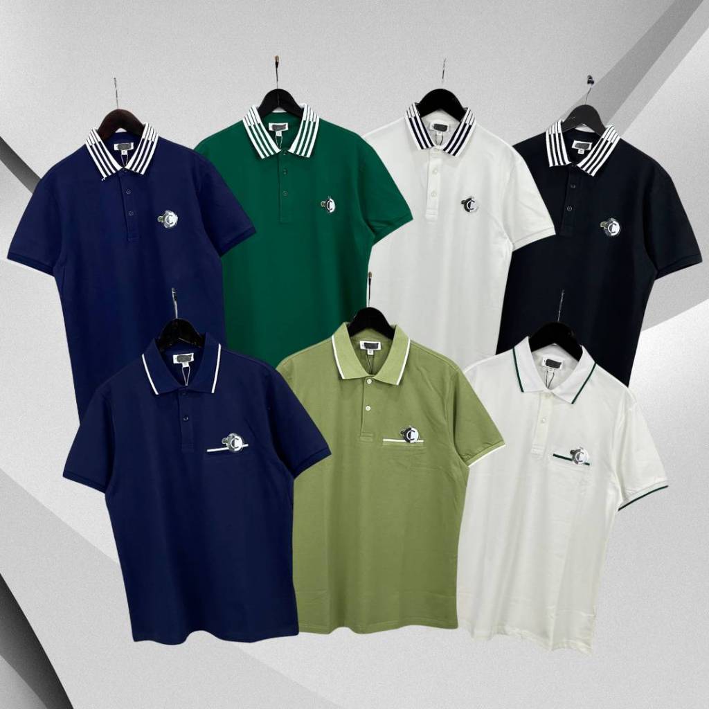 Polo prd เสื้อคอปกผู้ชายผู้หญิงผู้ใหญ่ unisex แขนสั้นนําเข้าด้านบนโปโลคุณภาพสูงแท็กเต็ม