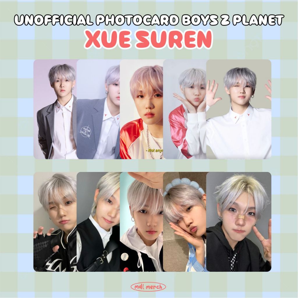 XUE SUREN BOYS 2 PLANET / BOYS II PLANET / BOYS PLANET 2 / PHOTOCARD UNOFFICIAL