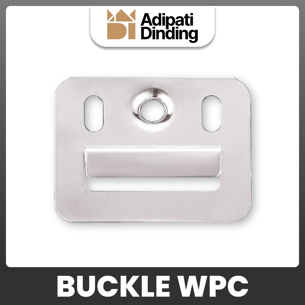 Adipati Wall - WPC BUCKLE / WPC WOODPANEL CLIP WOODPANEL CLIP / คลิปหนีบผนัง / คลิปหนีบผนัง WPC JOIN