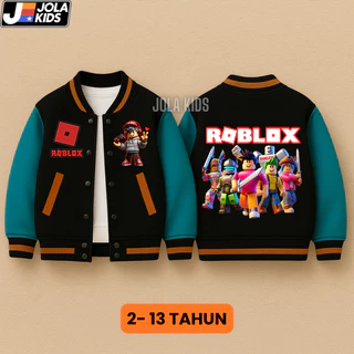Roblox Varsity Baseball Jacket สําหรับเด็กชายและเด็กหญิง อายุ 2-12 ปี JOLAKIDS
