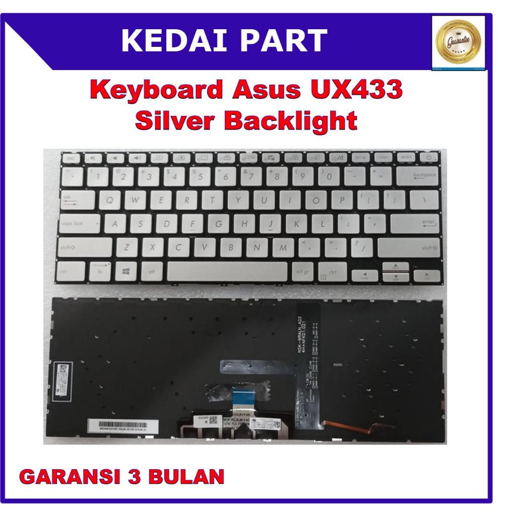 Asus ZenBook 14 UX434 UX434F UX434FA UX434FAC UX434FL UX434FLC UX434FN UX434IQ Backlight เงินไม่มีสล